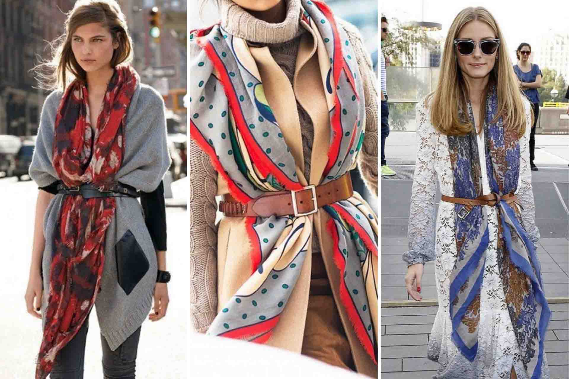 9 modi di indossare con stile i foulard di seta